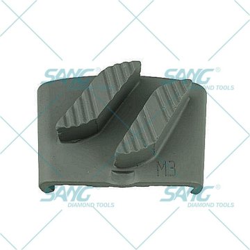 HTC Double S Diamond Grinding Shoes for Concrete