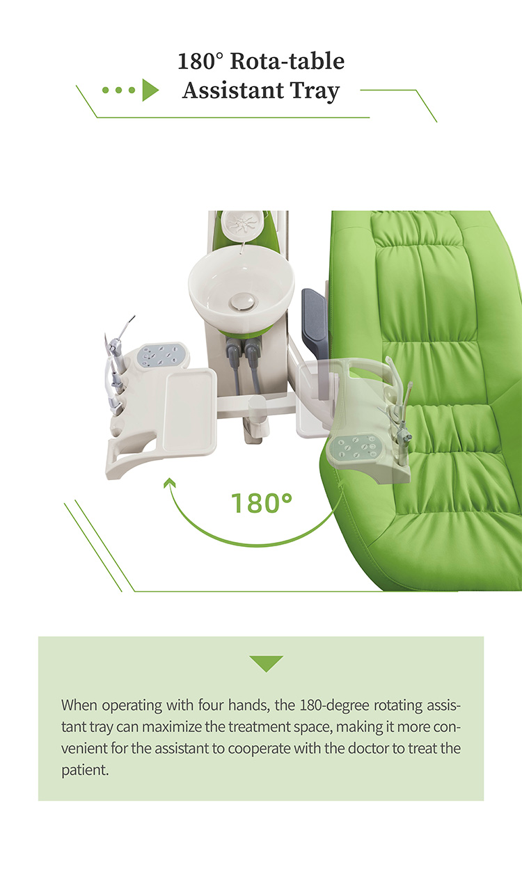 Foshan Dental Chair Unit Price with X-Ray Film Viewer