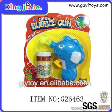 Oem China safe children funny fish bubble gun toy