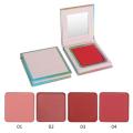 blush de cor única com logotipo personalizado blush próprio pacote