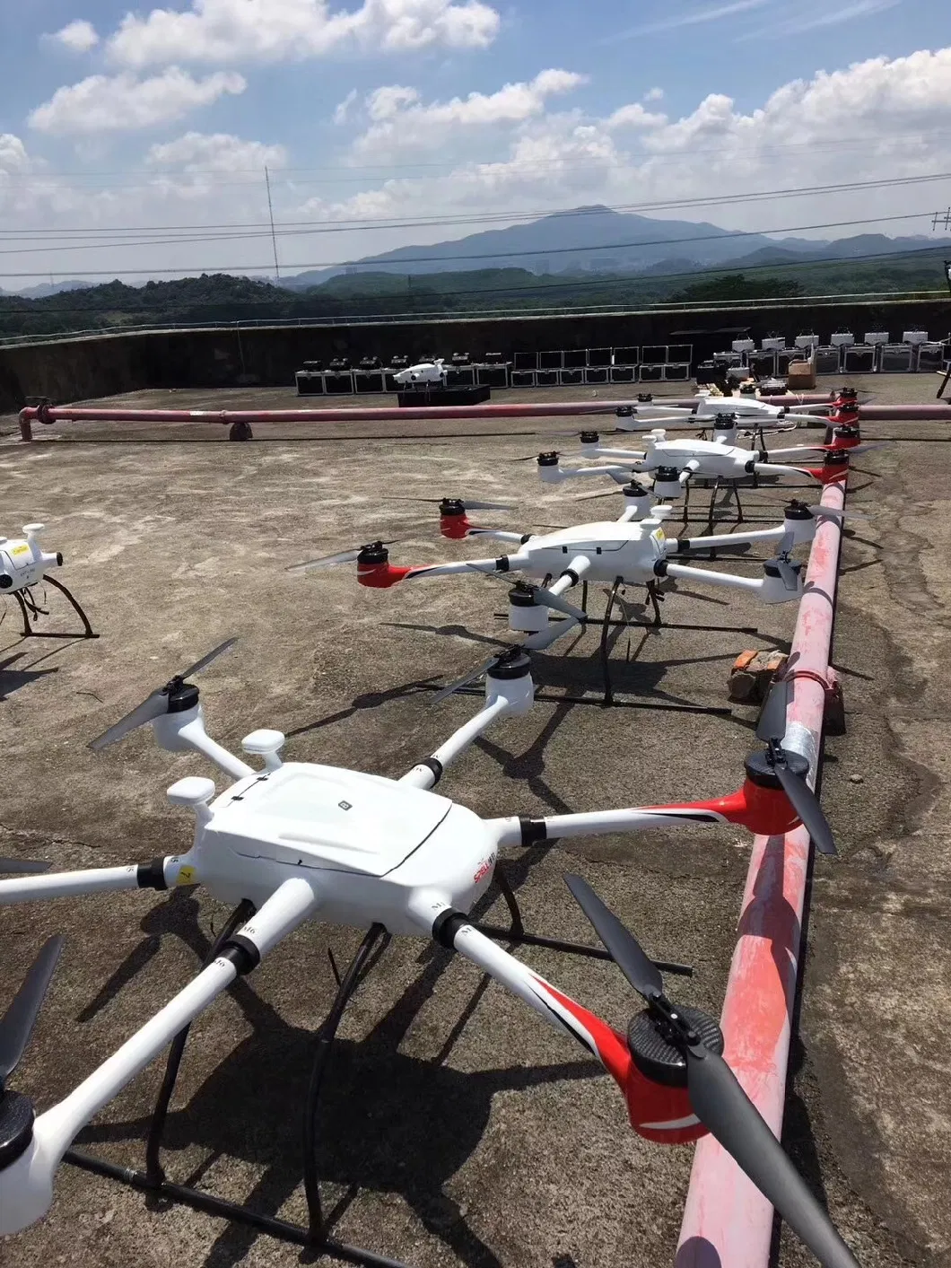 Forest Fire Inspection Drone Daily Surveillance Animal Protection with Lamp and Loudspeaker