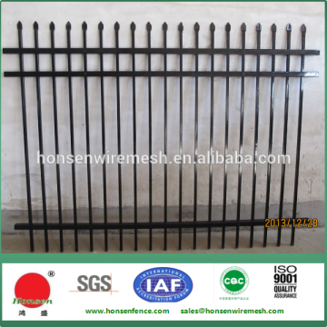 Easily Assembled PVC Coated cheap iron bar fence