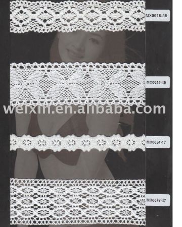 Cotton lace, lace,elastic cotton lace