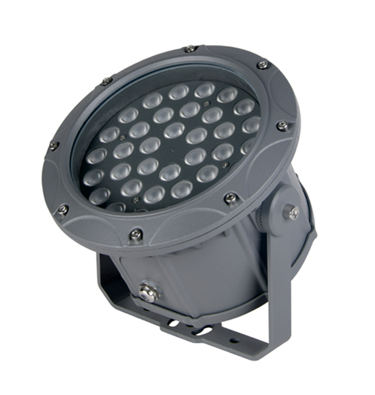 Integrated design of landscape floodlights