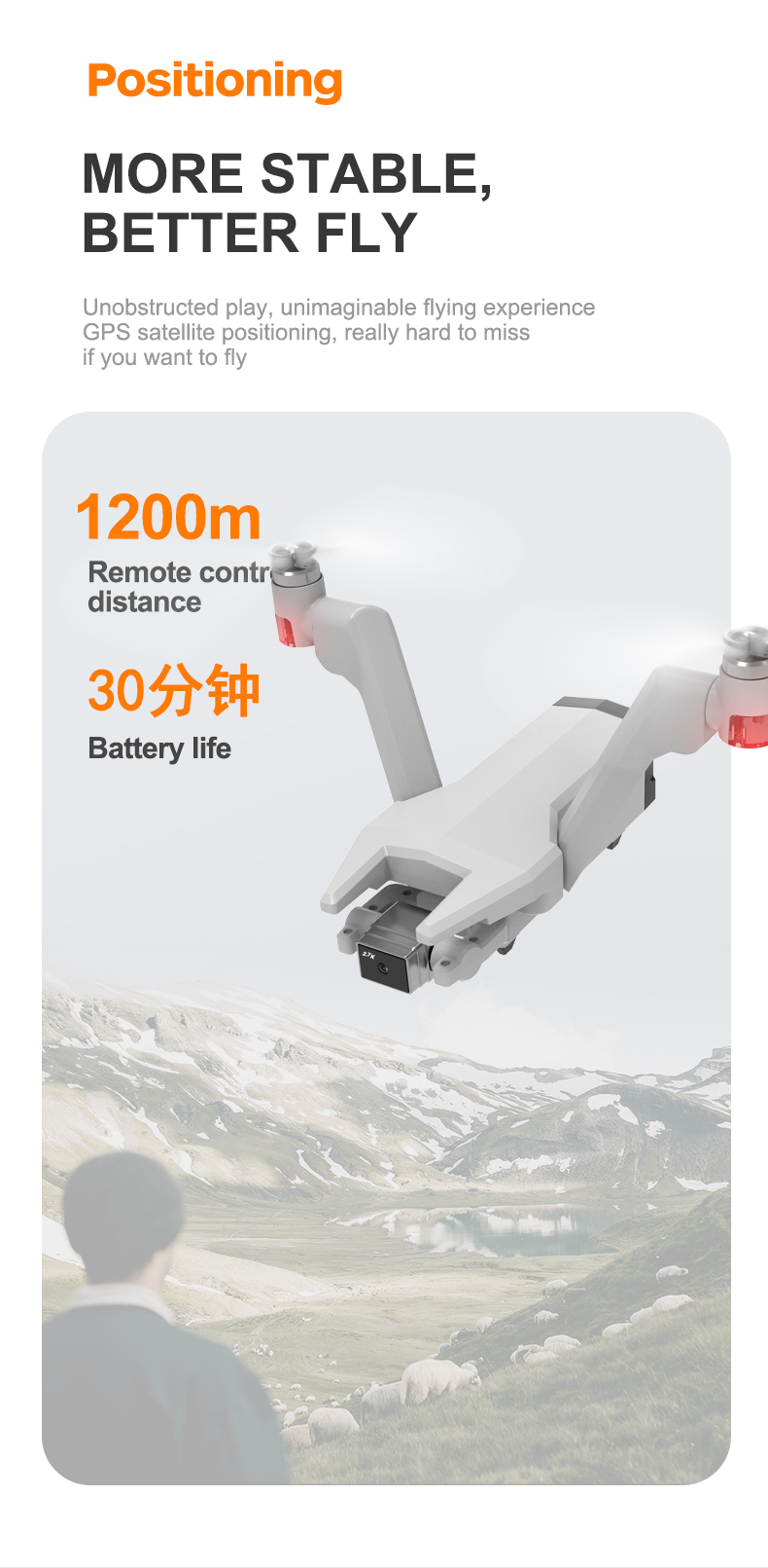 2022 NEW L100 Professional Drone Dual HD Camera EIS Two-Axis Gimbal Camera Helicopter RC Distance 1.2KM Brushless Quadcopter Toy