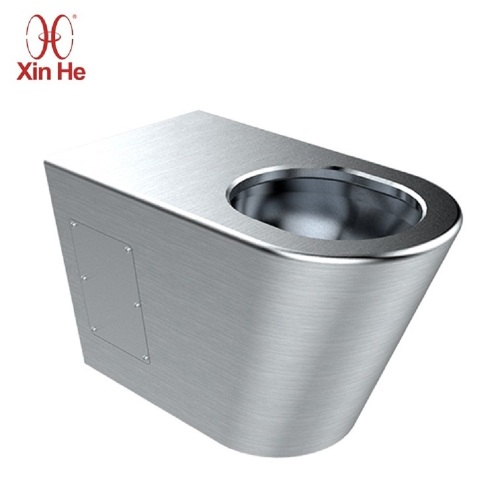 Dinding stainless steel tergantung toilet penjara