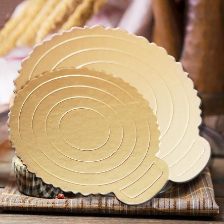 double round cake board