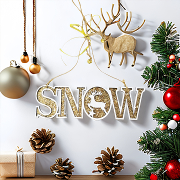 Hot Sale Christmas Tree Hanging Ornament Wooden Christmas For Christmas Decoration