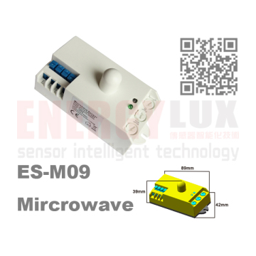 ES-M09 360 degree ceiling microwave doppler radar sensor