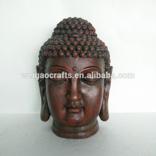 Large buddha head polyresin buddha statue