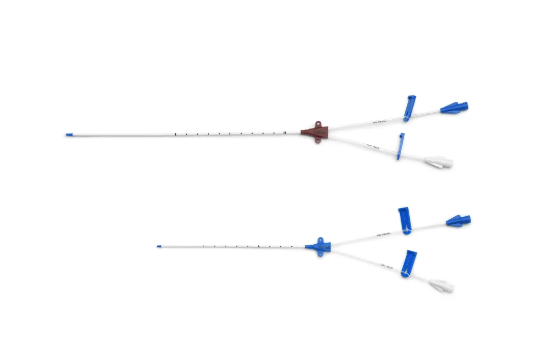 Catéter venoso central de doble lumen desechable para niños / CVC