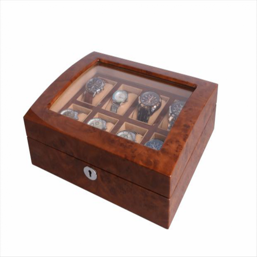 Caja Organizadora de Relojes de Madera para Hombre