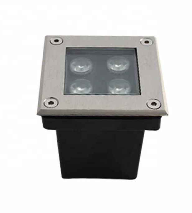 4W IP67 Square LED Step Light Wall Tersembunyi