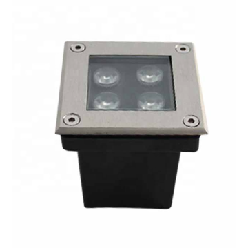 4W IP67 quadrada LED para degraus embutida na parede