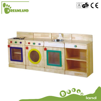 Wooden Pretend Play Kitchen Set