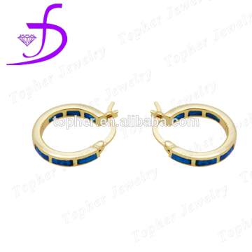 wholesale 14k gold opal fashion earrings 2016 new design K5 opal earrings