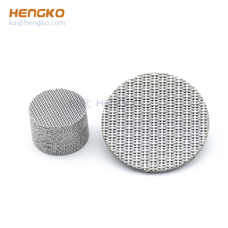 Fast flow rate custom sintered 304 316L stainless steel wire mesh filter screen for polluted water filtration