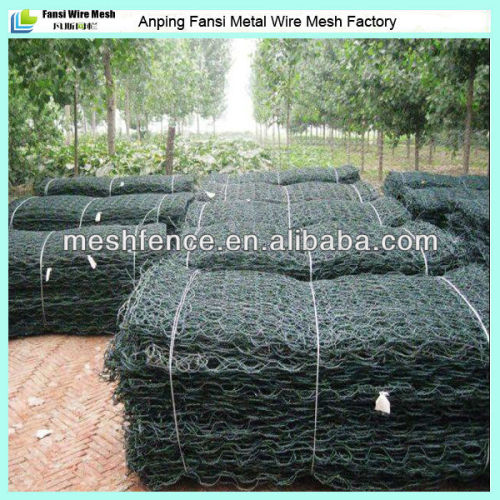 PVC gabion baskets/gabion baskets chicken wire mesh factory