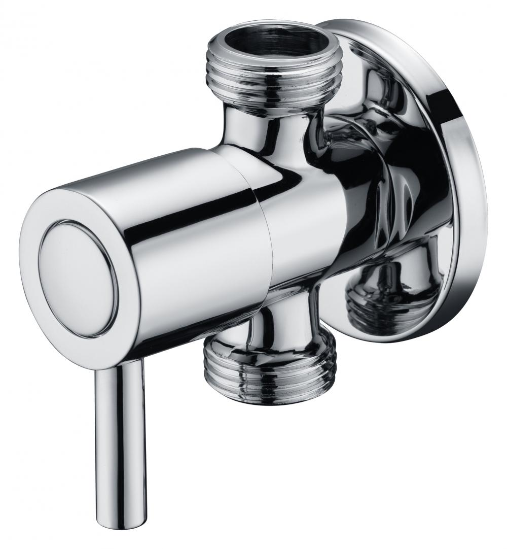 Válvulas angulares de latão de 3 vias 3-way Brass Angle Valves