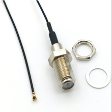 F Female to IPEX-1 Female Jack RF Coaxial Pigtail Cable