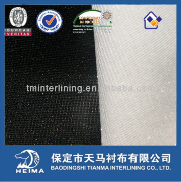 high quality interlining fusible woven interlining W7132/17 stretch interlining