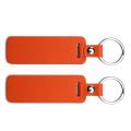 اسم مخصص DIY Orange بطاقة وسلسلة المفاتيح