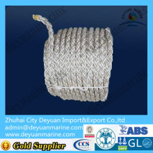 Marine moring rope 3 strand polyster hawser rope