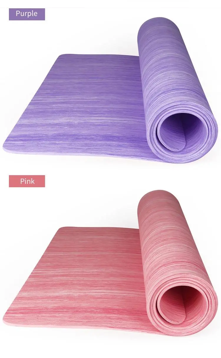 Non-Slip PVC Hot Sale Eco Friendly Microfiber Suede Yoga Mat