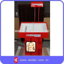 Retail store individual cosmetic display stand