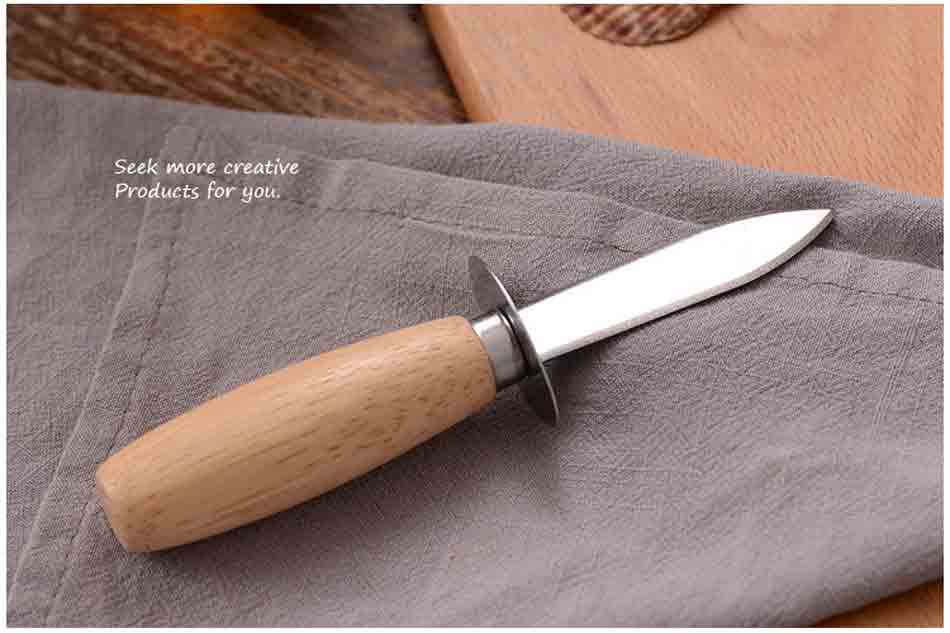 Oyster Opener Shucker Knife Wooden