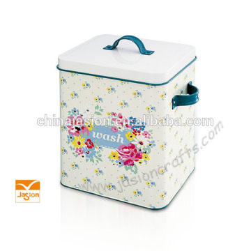 tin laundry powder box