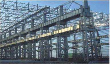 large span heavy steel workshop for Huaji Project pic two
