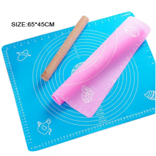 65x45CM Reusable Silicone Baking Mat: Heat-Resistant Liner, Table Placemat, and Non-Stick Pastry Board