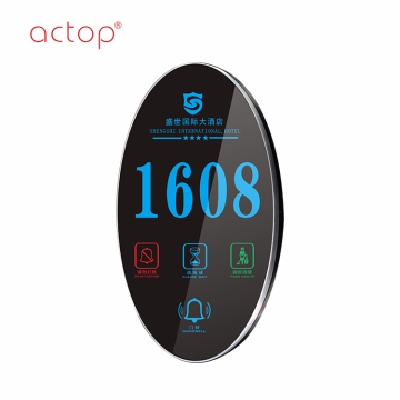 hotel room number display doorplate