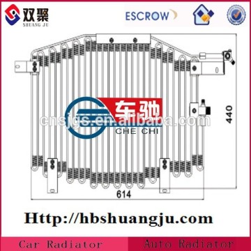 Freezer condenser coil