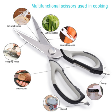 chef's scissors stainless steel kitchen shears