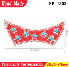 Shining star rhinestone high-class sandals patch woman shoe accessories