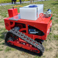 Crawler remote control robot mesin pemotong rumput