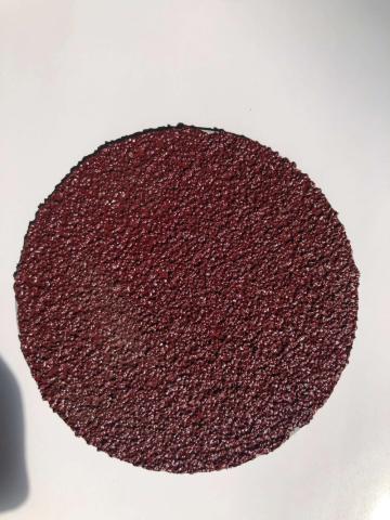 varisized red aluminum oxide fiber disc