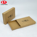 Brown Kraft Sliding Gift Drawer Box Custom Packaging