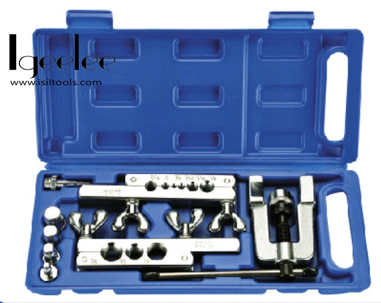 Igeelee Refrigeration Tool 45 Degree Flaring & Swaging Tool Kit CT-275 for Copper Aluminum Pipe