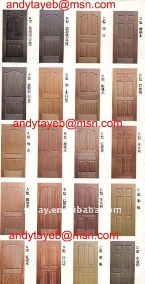 hdf veneer door skin manufacturer/mahogany veneer door skin