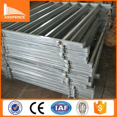 30*60*1.5mm oval 6 rail cattle and horse hot dipped galvanized fence panel