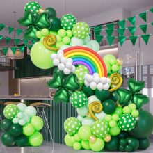 Green Super Bowl Balloon Set