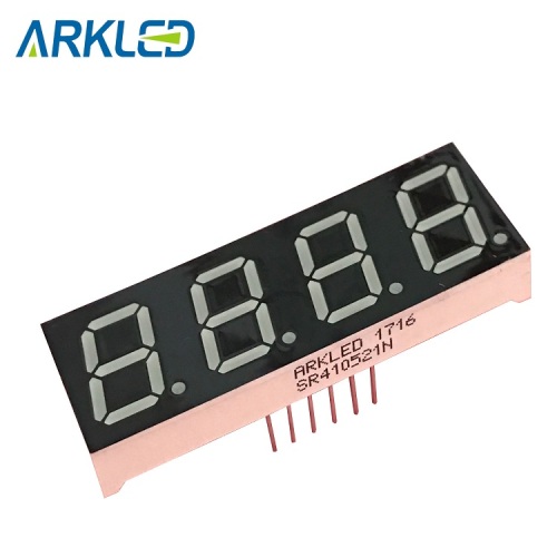 red color 0.52 inch four digits led display