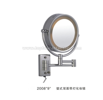 wall mounted make up mirror with light