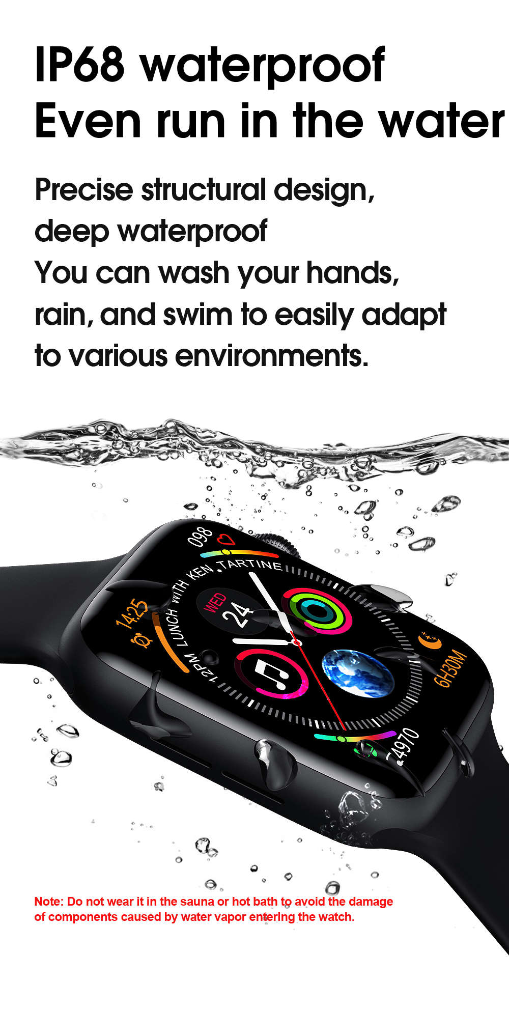 W26 Full Touch Screen Smart Watch Relogio Inteligente Calling Waterproof Sports W26 Smart Watch