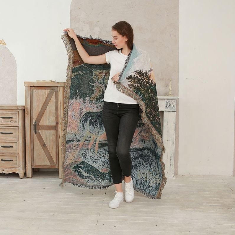 Stunning Mandala Tapestry - Embroidered Islamic Wall Hanging