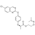 プロパン酸、2- [4  -  [（6-クロロ-2-キノキサリニル）オキシ]フェノキシ]  - 、2  -  [[（1-メチルエチリデン）アミノ]オキシ]エチルエステル、（57263732,2R） -  CAS 111479-05 -1