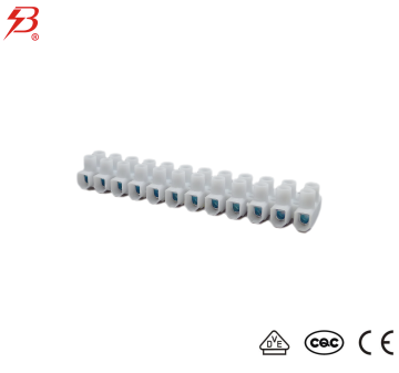 T04 Series 12-Position Screw Fix Terminal Block